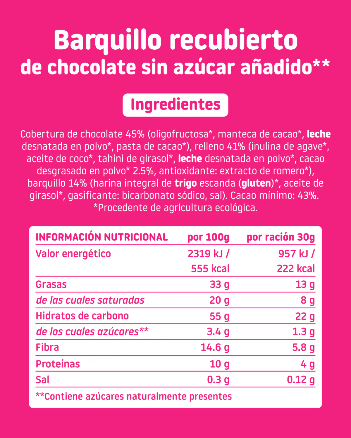 Barquillo TRIBOO recubierto de chocolate - Image 13