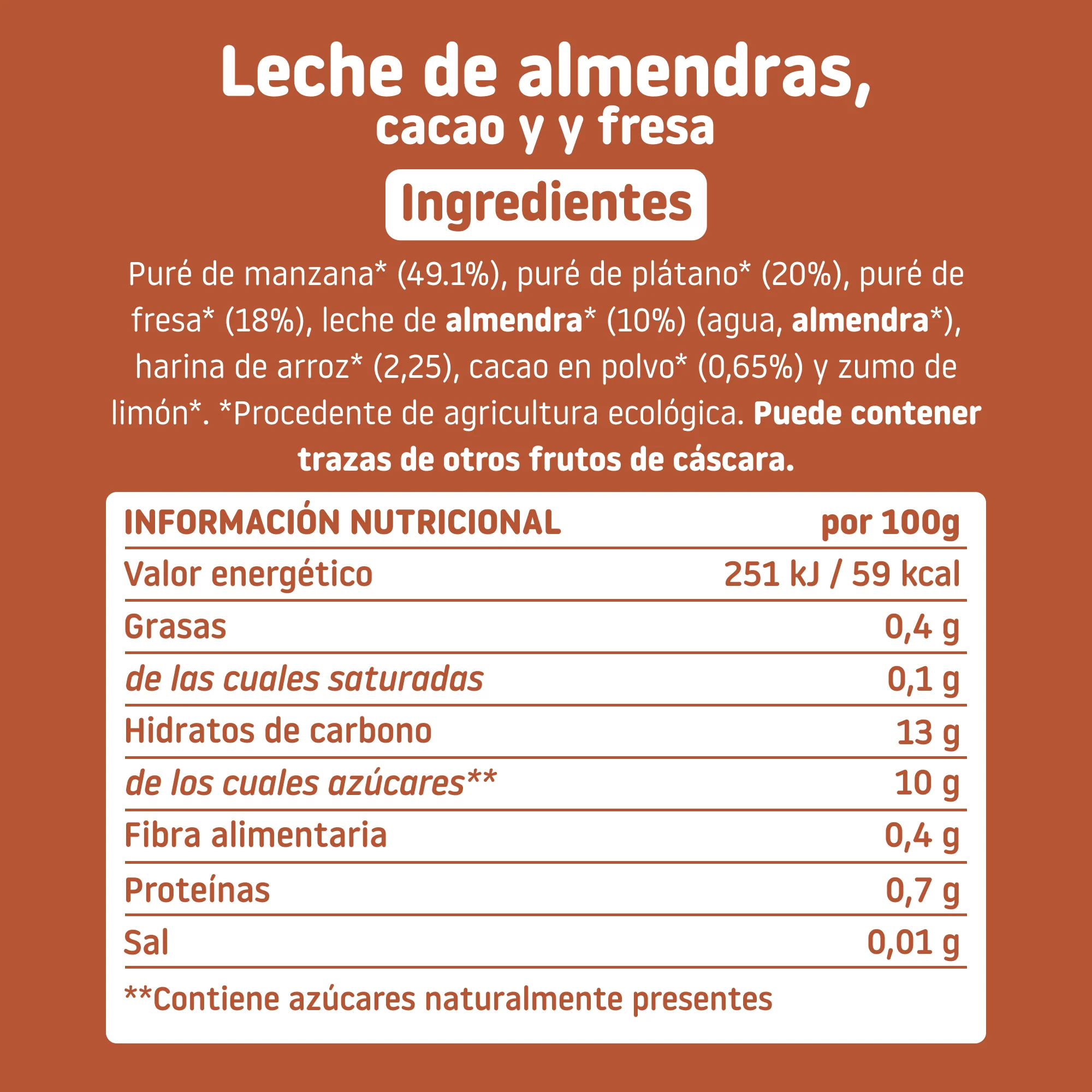 Pouch de leche de almendras, cacao y fresa - Image 6