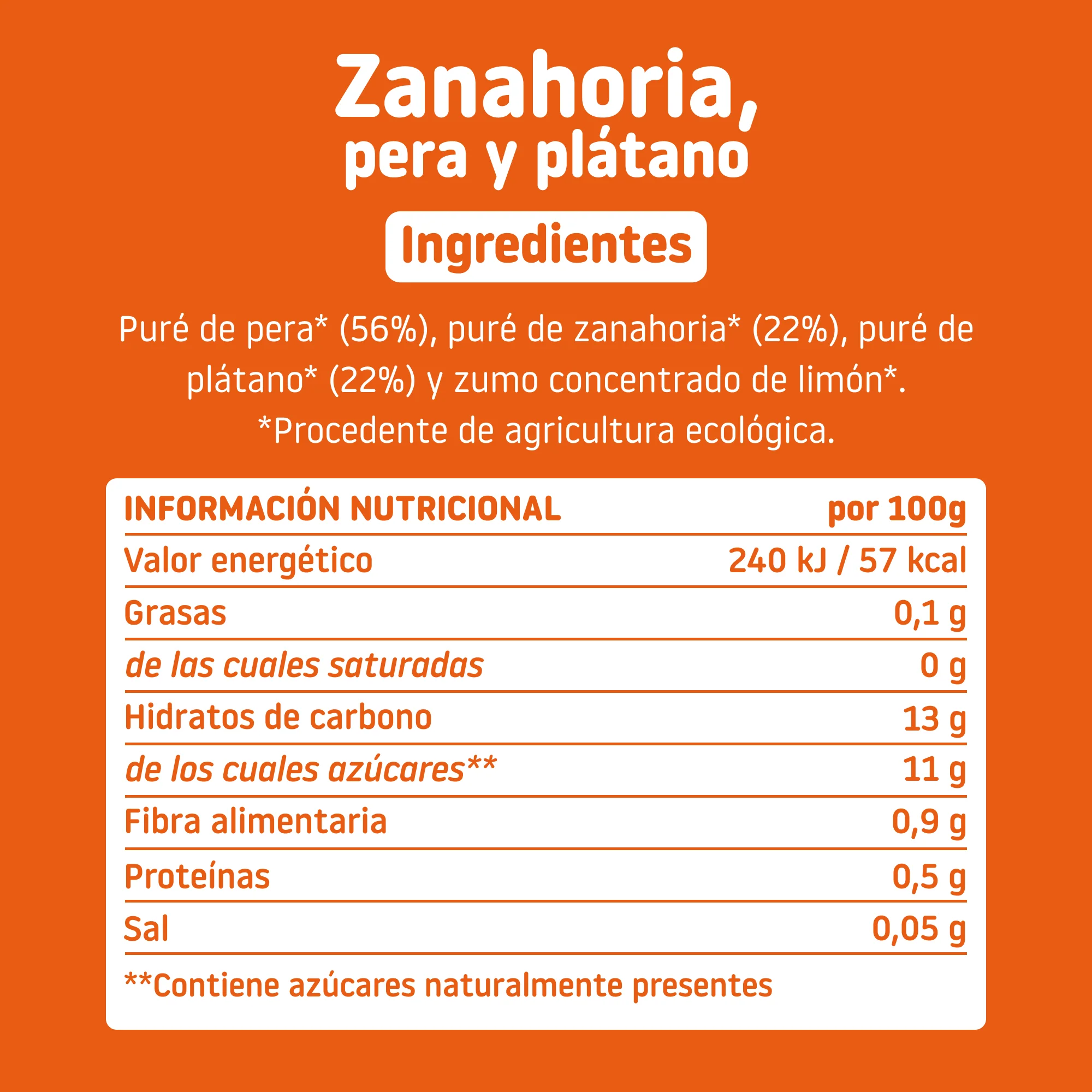 Pouch de zanahoria, pera y plátano - Image 6