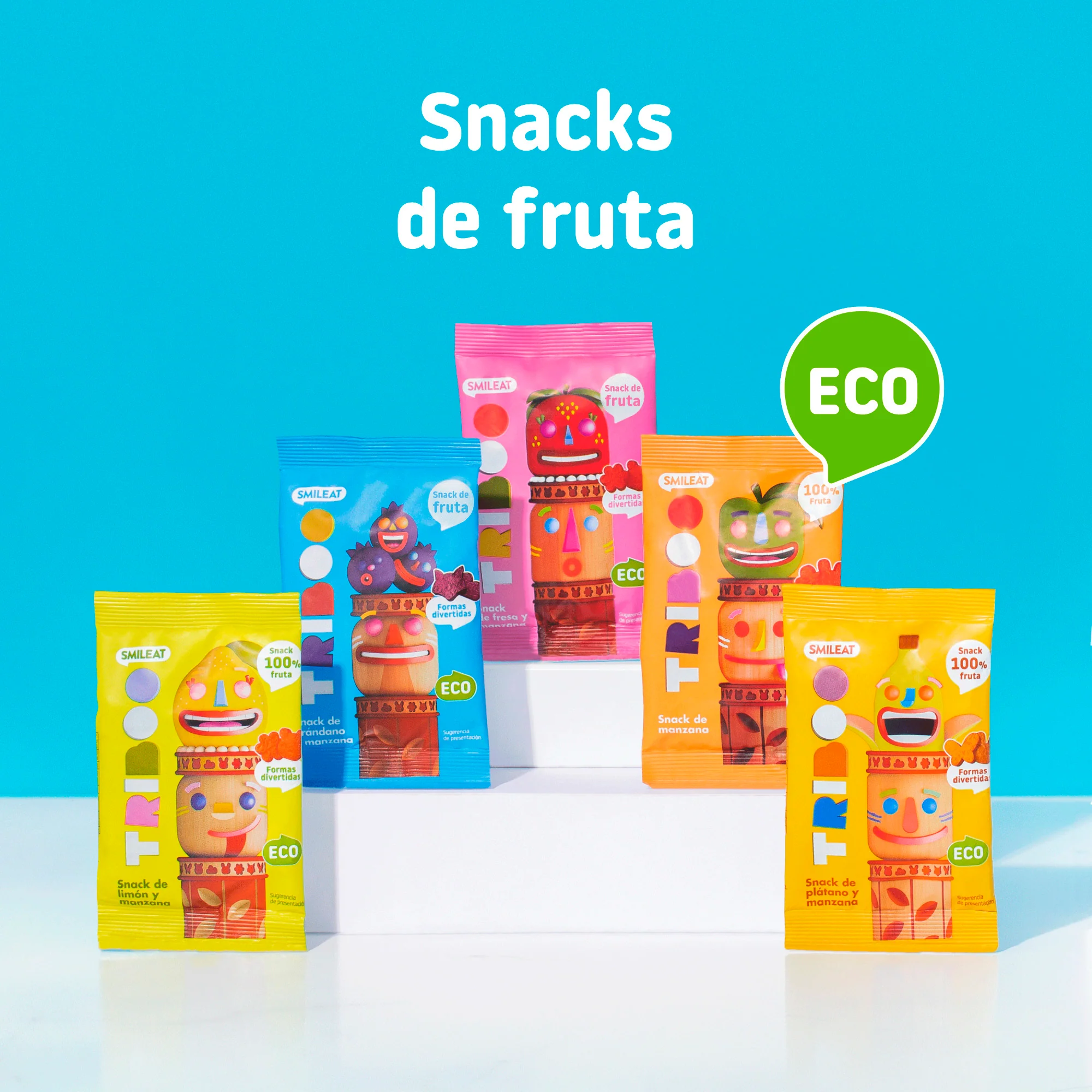 Snack TRIBOO de fresa y manzana - Image 3