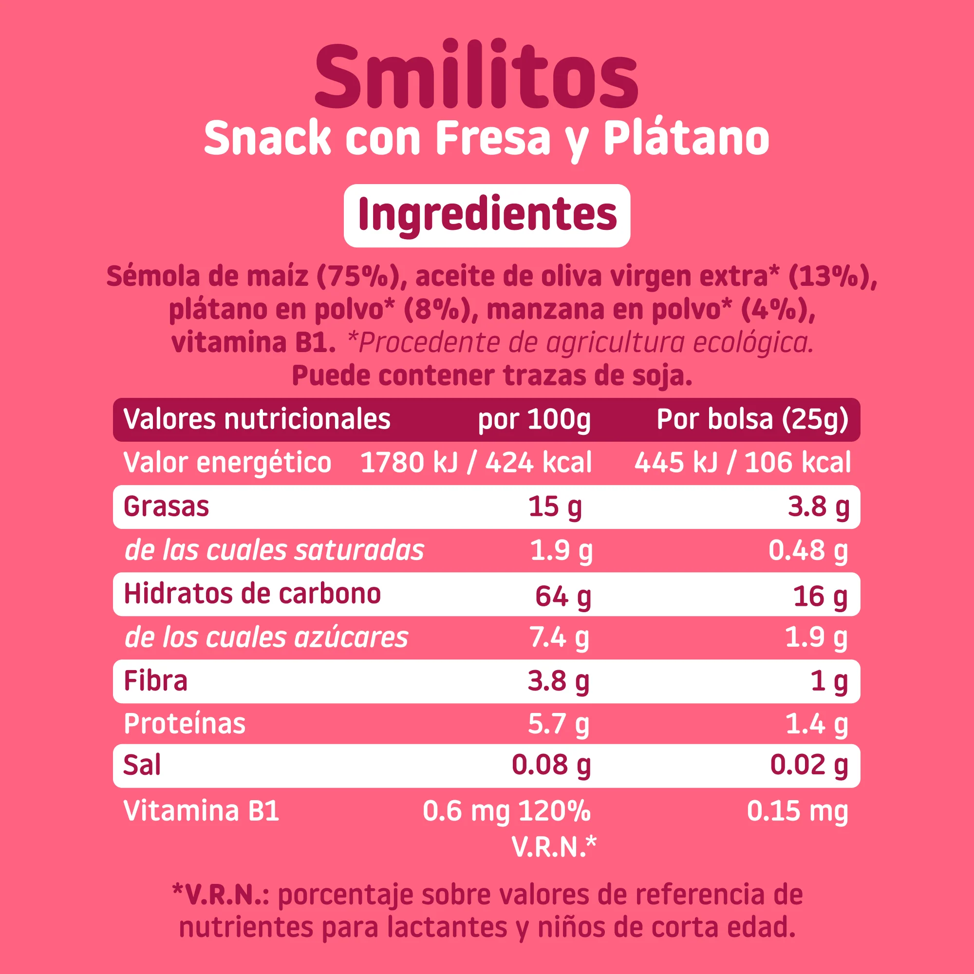 Pack Smilitos fresa y plátano 8Uds - Image 5