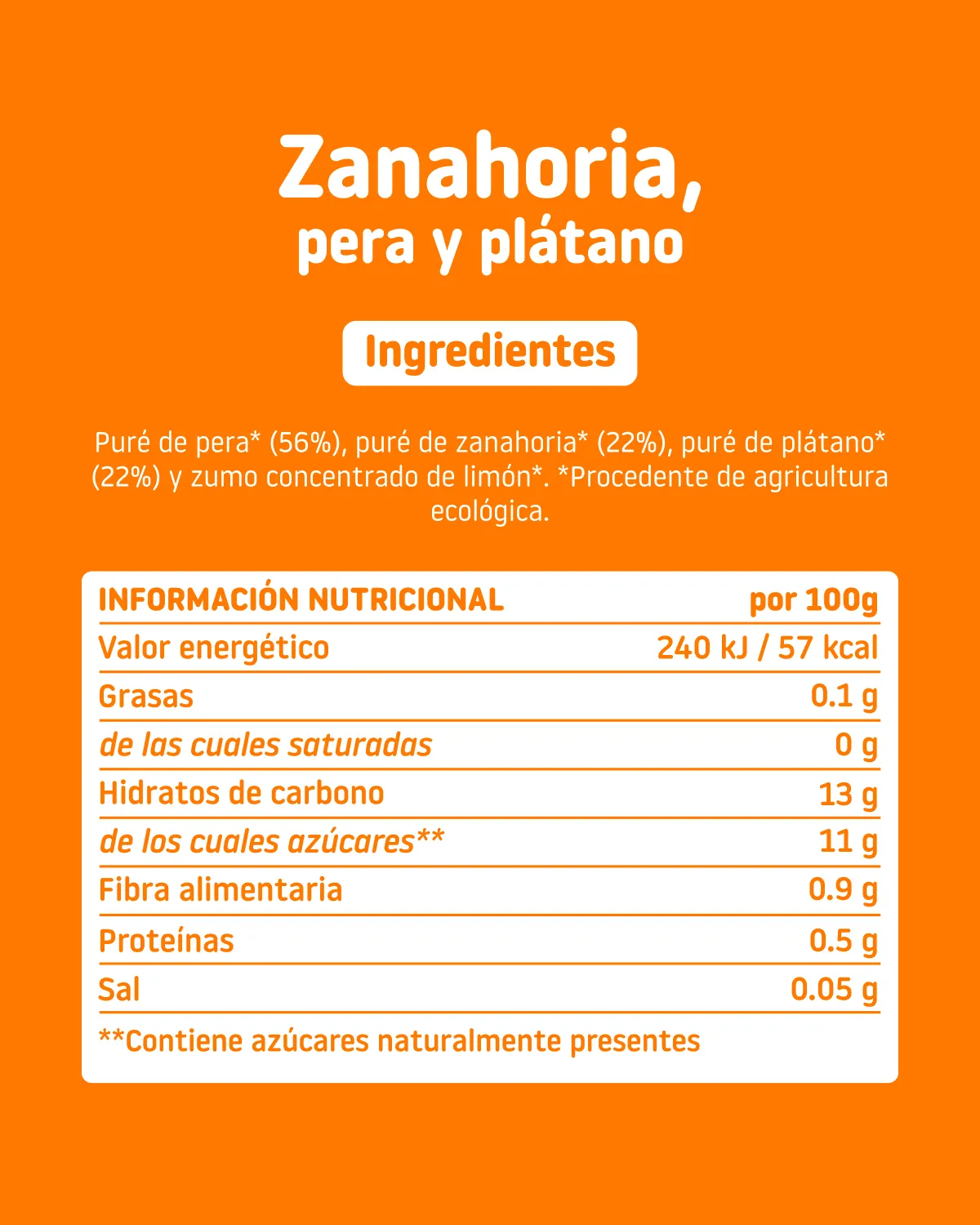 Pouch de zanahoria, pera y plátano - Image 10