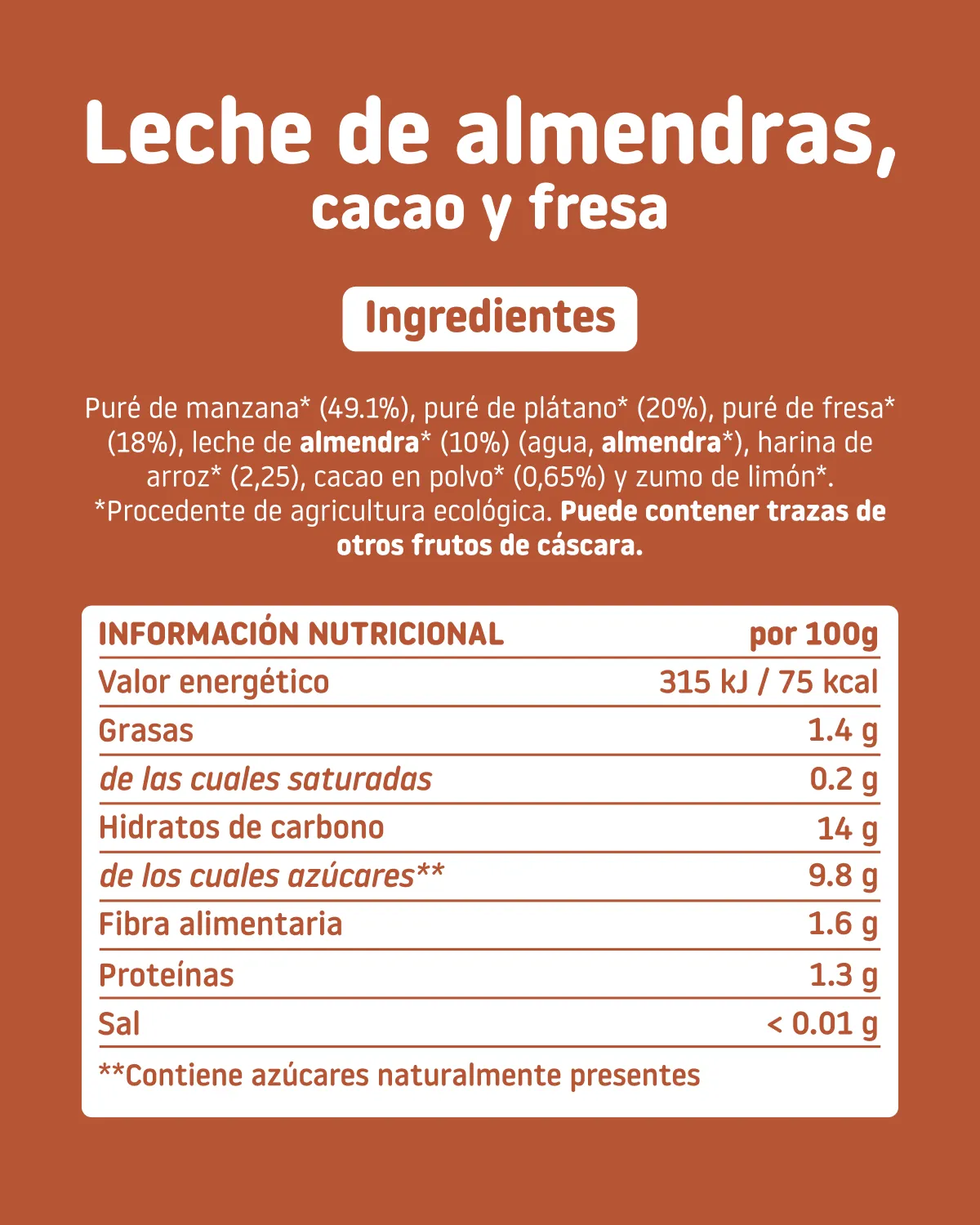 Pouch de leche de almendras, cacao y fresa - Image 10