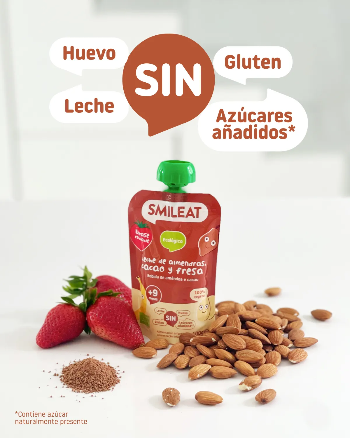 Pouch de leche de almendras, cacao y fresa - Image 8
