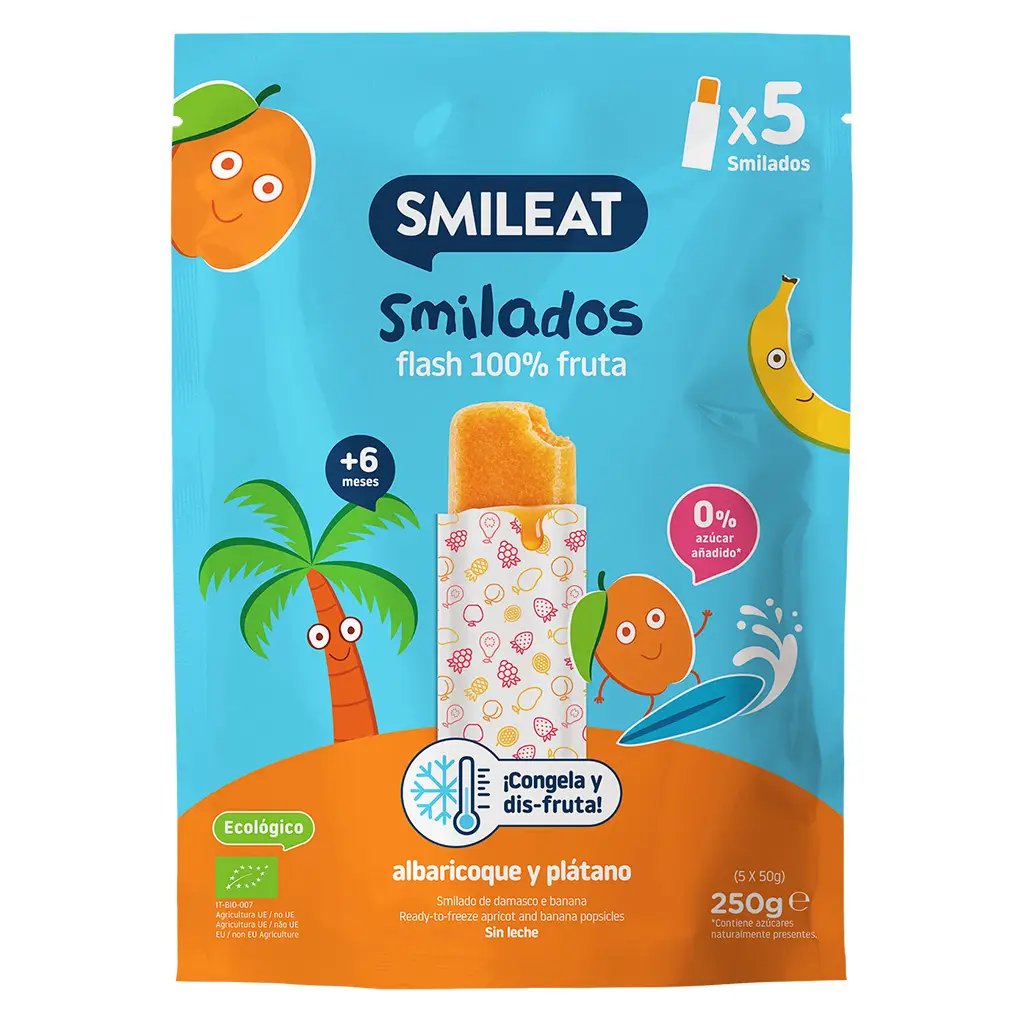 Smilado albaricoque y plátano