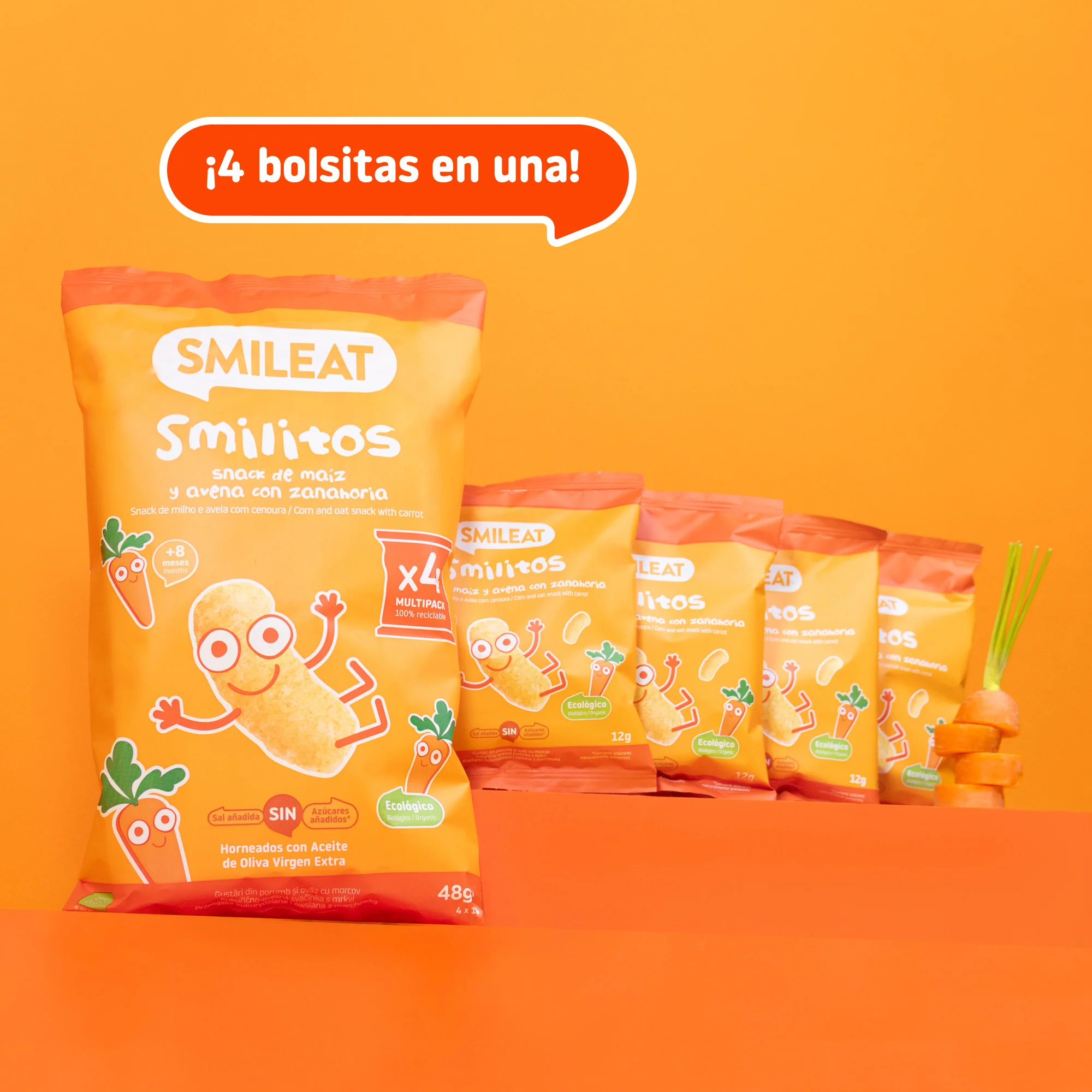 Pack Smilitos de maíz, avena y zanahoria - Image 6