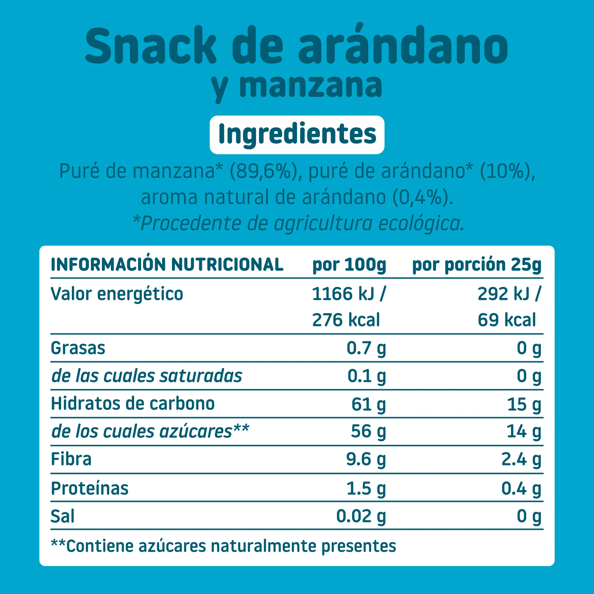 Snack TRIBOO de arándanos y manzana - Image 7