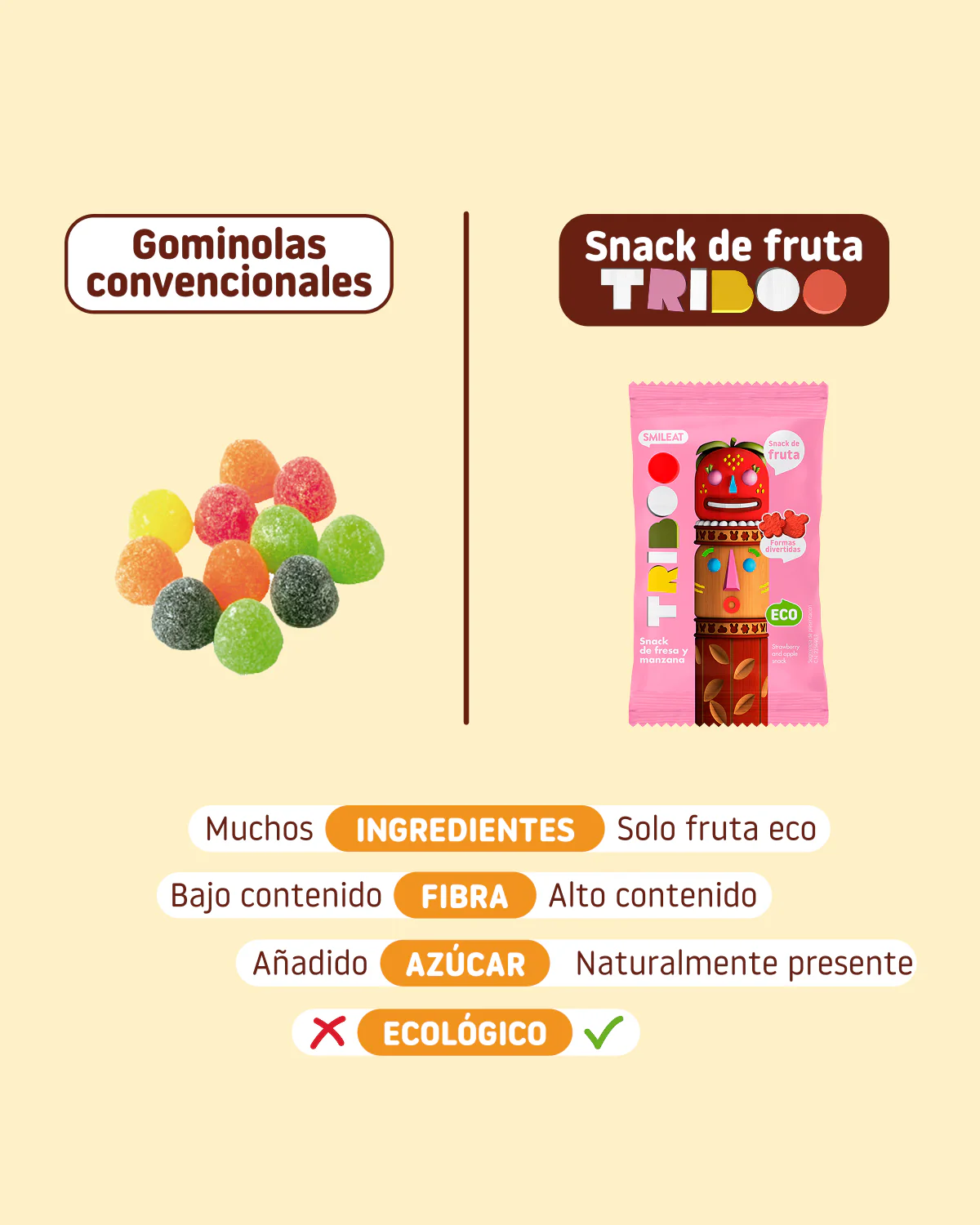 Snack TRIBOO de fresa y manzana - Image 11