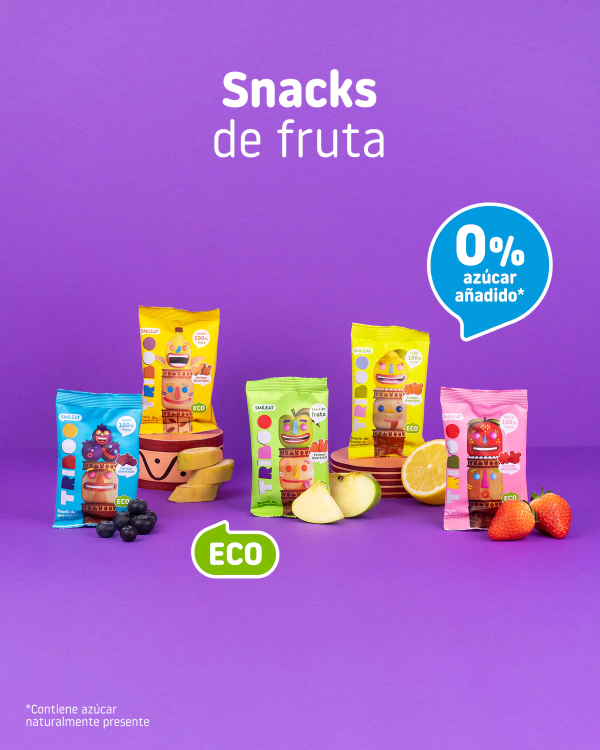 Snack TRIBOO de fresa y manzana - Image 9