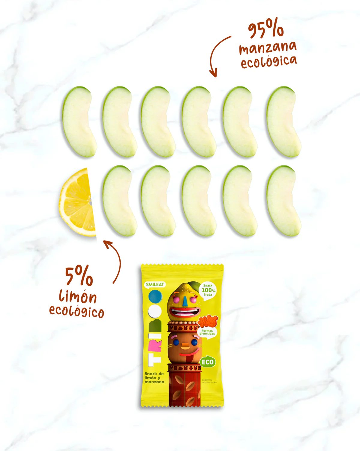 Snack TRIBOO de limón y manzana - Image 12