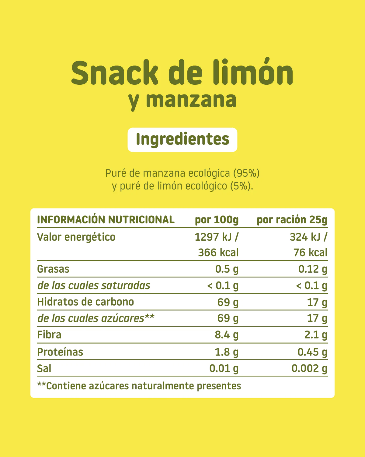 Snack TRIBOO de limón y manzana - Image 13