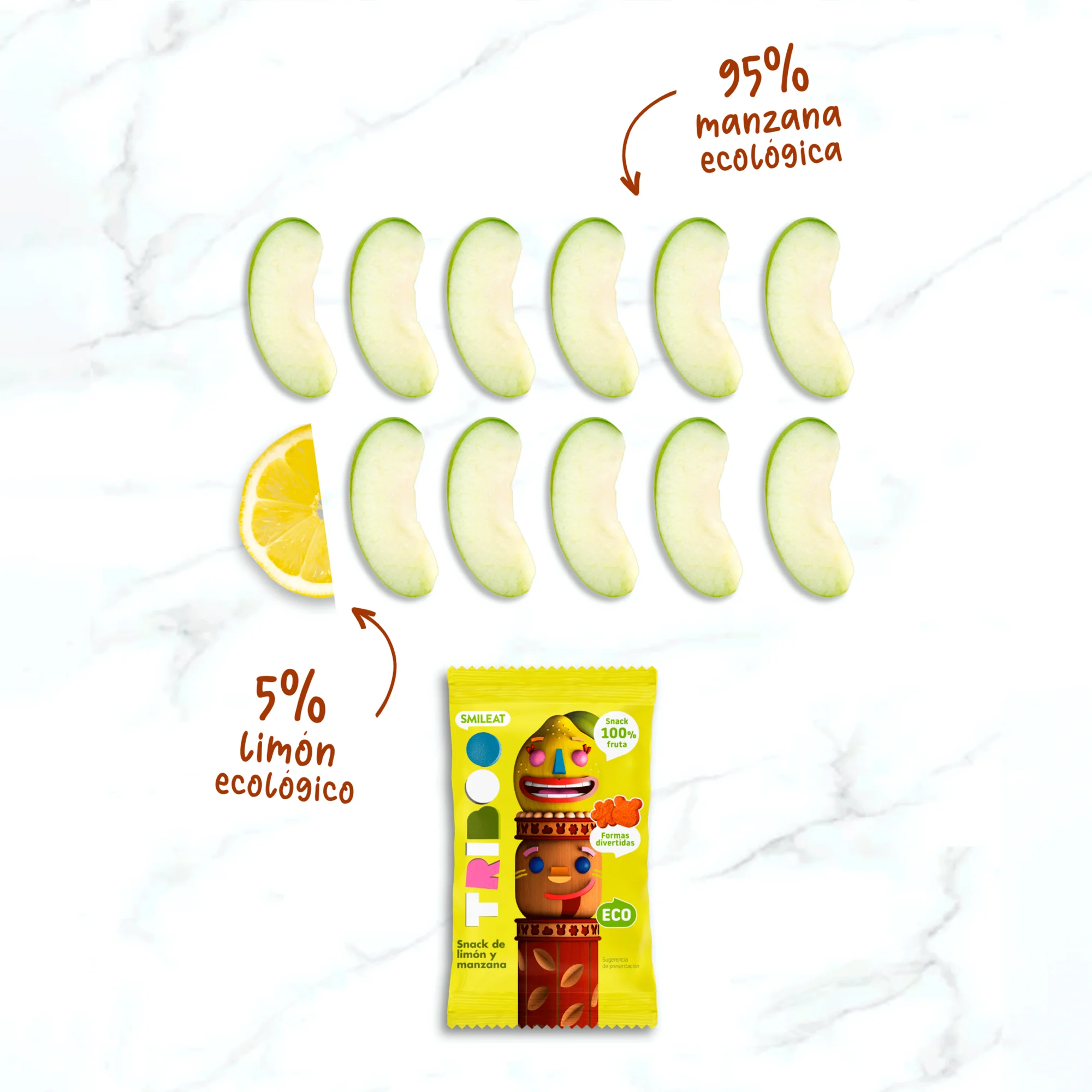 Snack TRIBOO de limón y manzana - Image 6