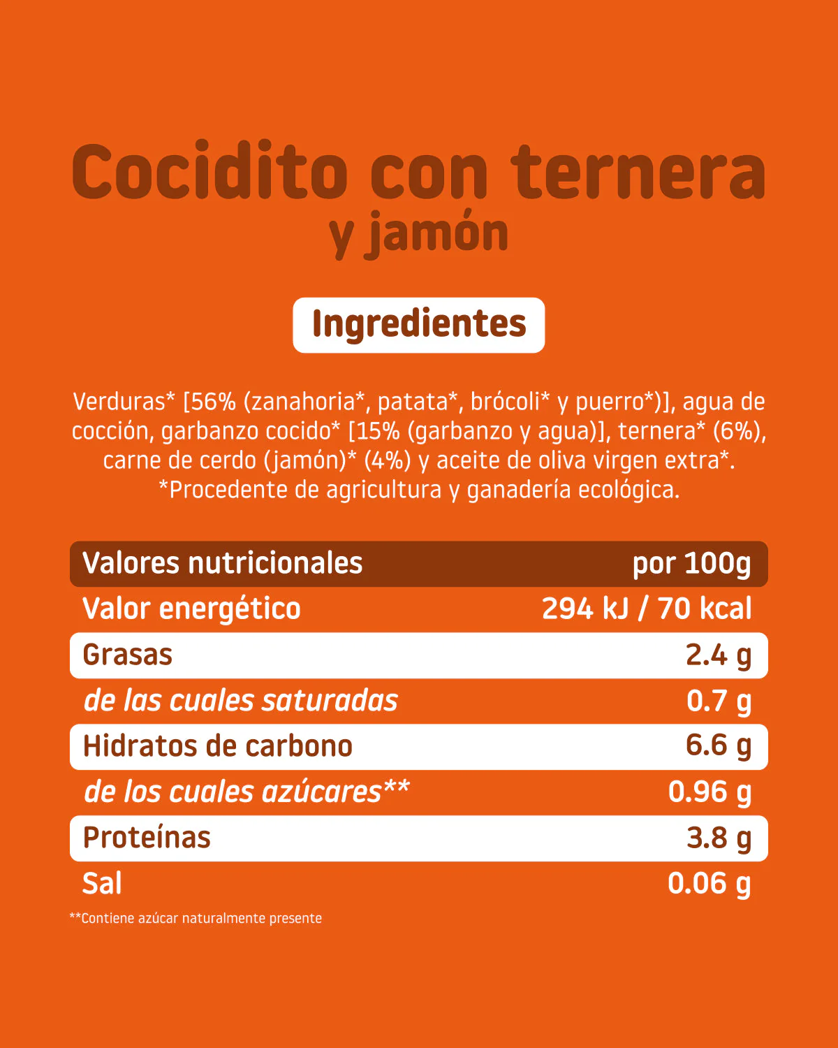 Tarrito de cocidito con ternera y jamón - Image 10