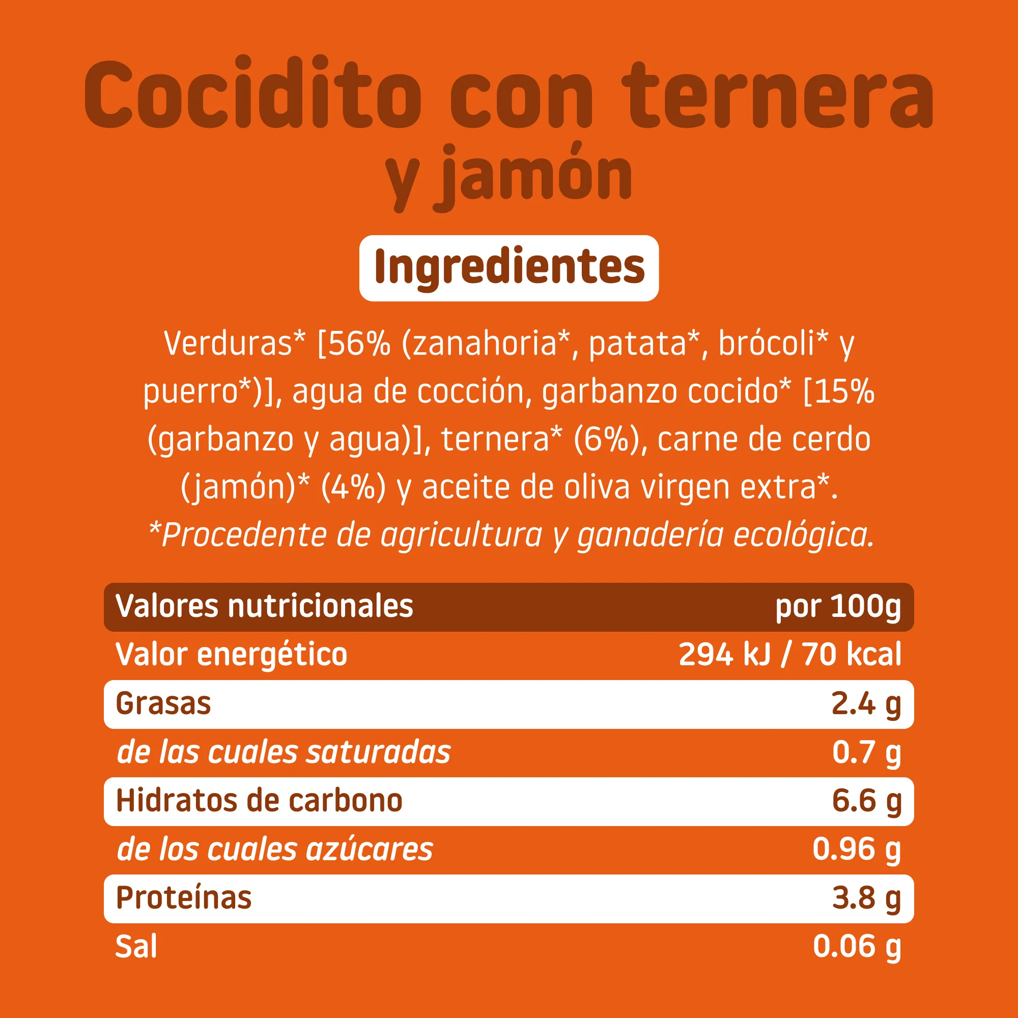 Tarrito de cocidito con ternera y jamón - Image 6