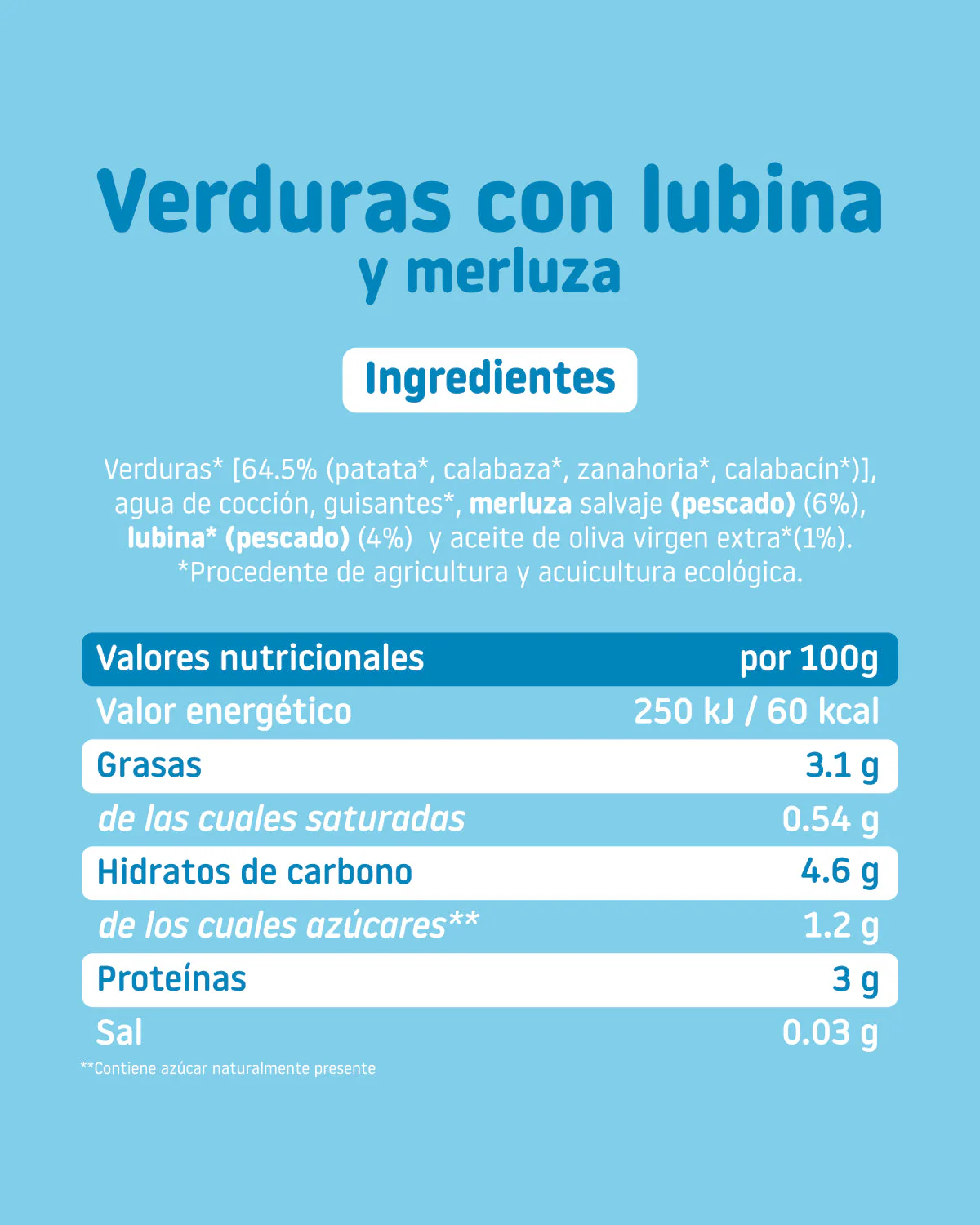 Tarrito de verduras con lubina y merluza - Image 9