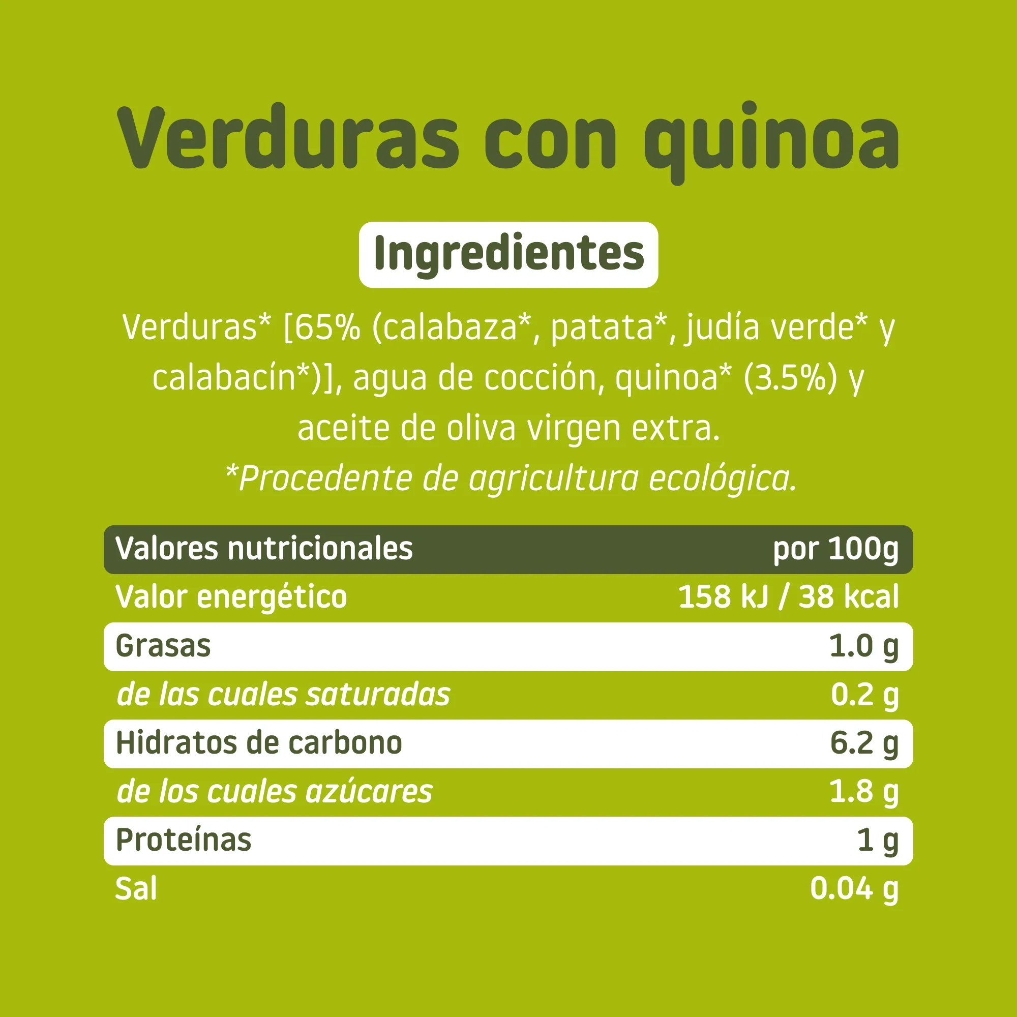Tarrito de verduras con quinoa - Image 5
